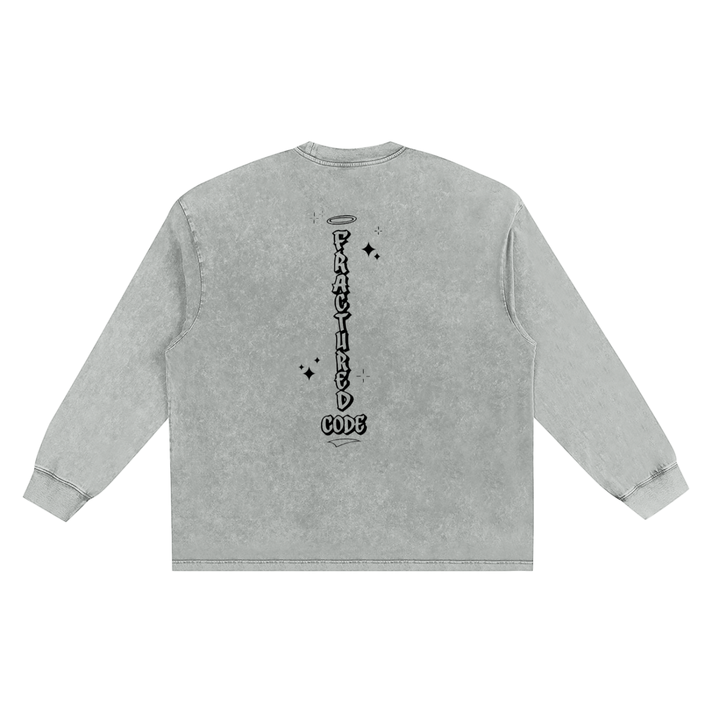 Snow Washed Frayed Edge T-Shirt
